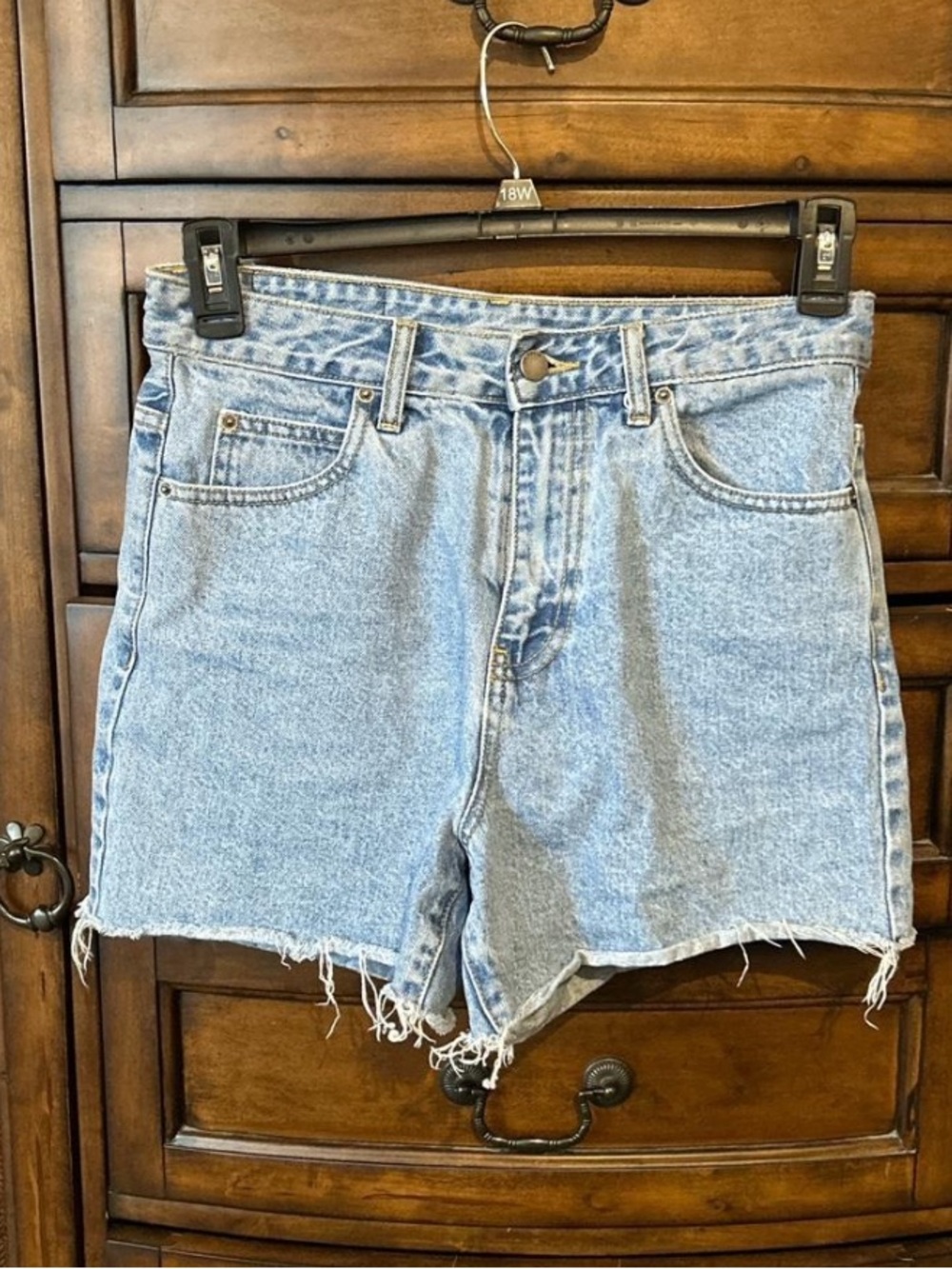 Dr. Denim Light Blue High-Waist Denim Shorts